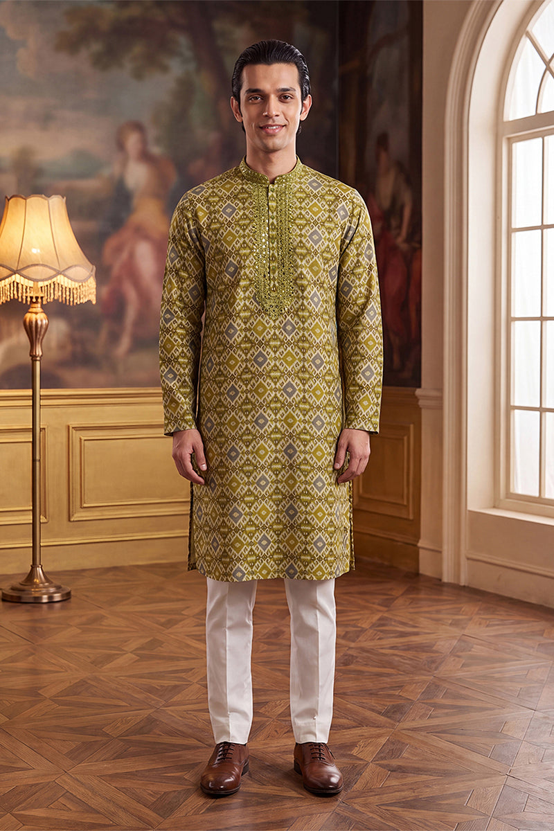 Silk Blend kurtas -mku1894 | DesiQlo