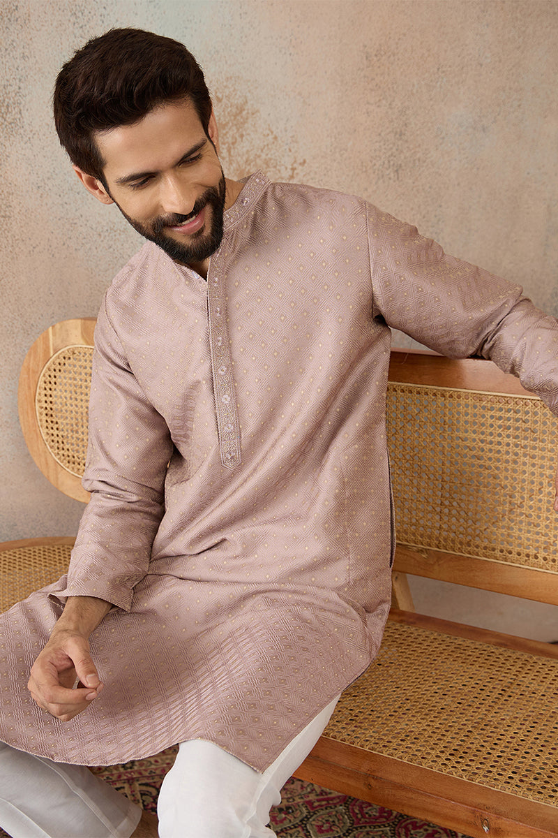 Silk Blend Kurta for Men | DesiQlo India