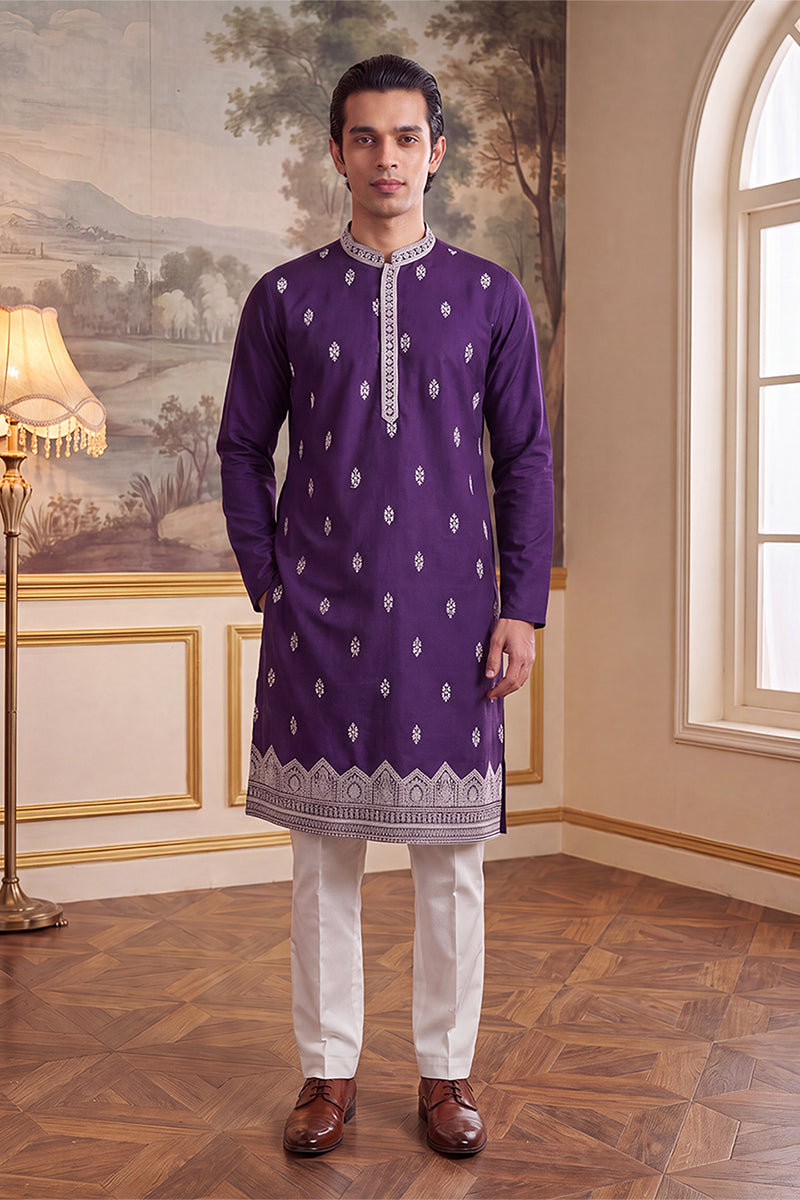 Silk Blend Kurta sets kset2487 | DesiQlo