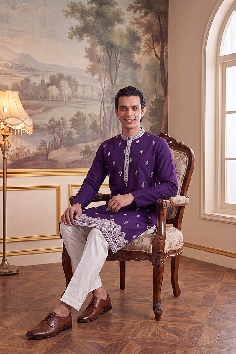 Silk Blend Kurtas -mku2487 | DesiQlo