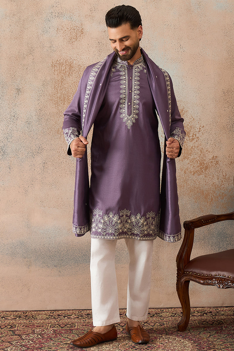 Silk Blend Kurta sets mkpd1009 | DesiQlo