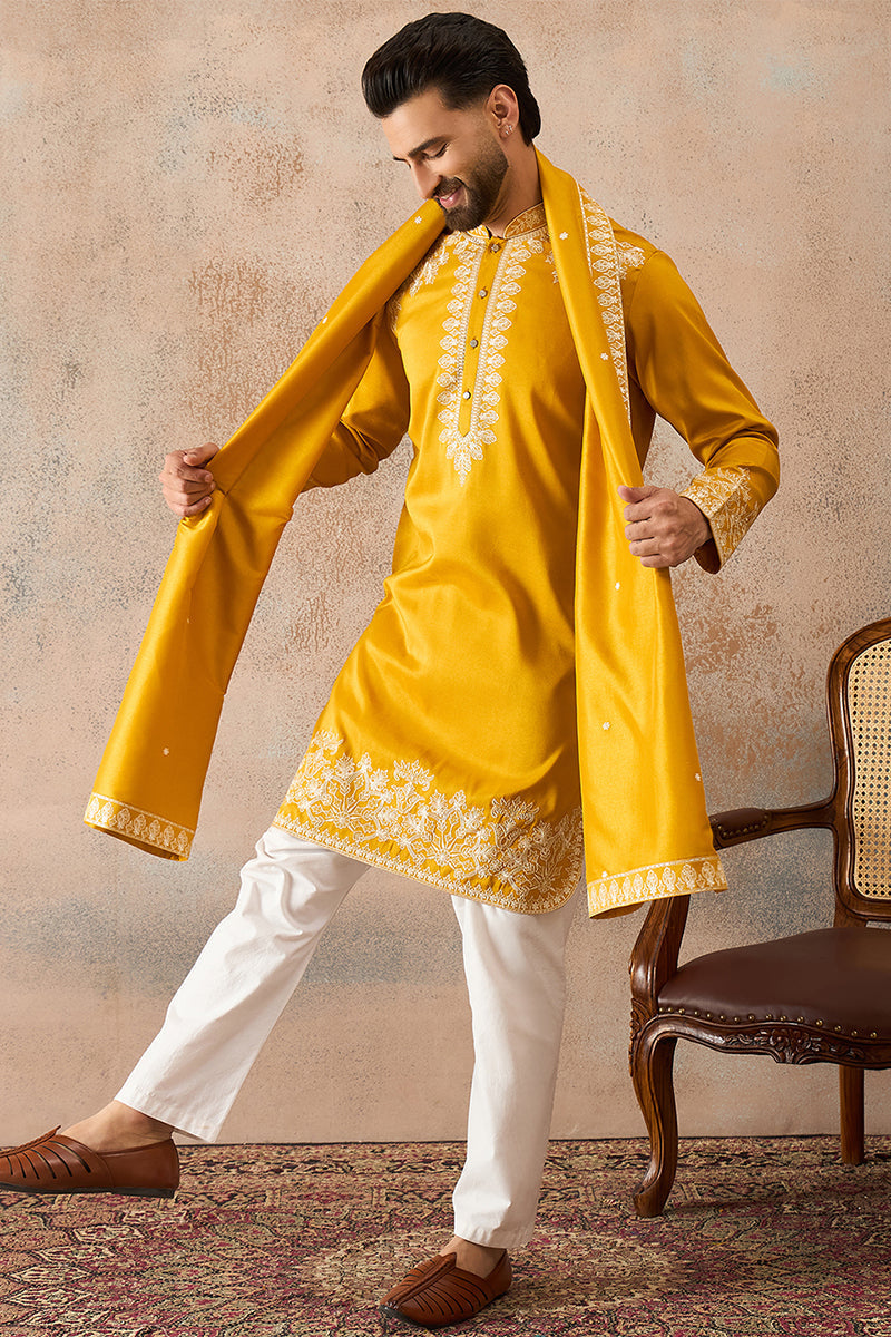 Silk Blend kurtas mkud1010 | DesiQlo