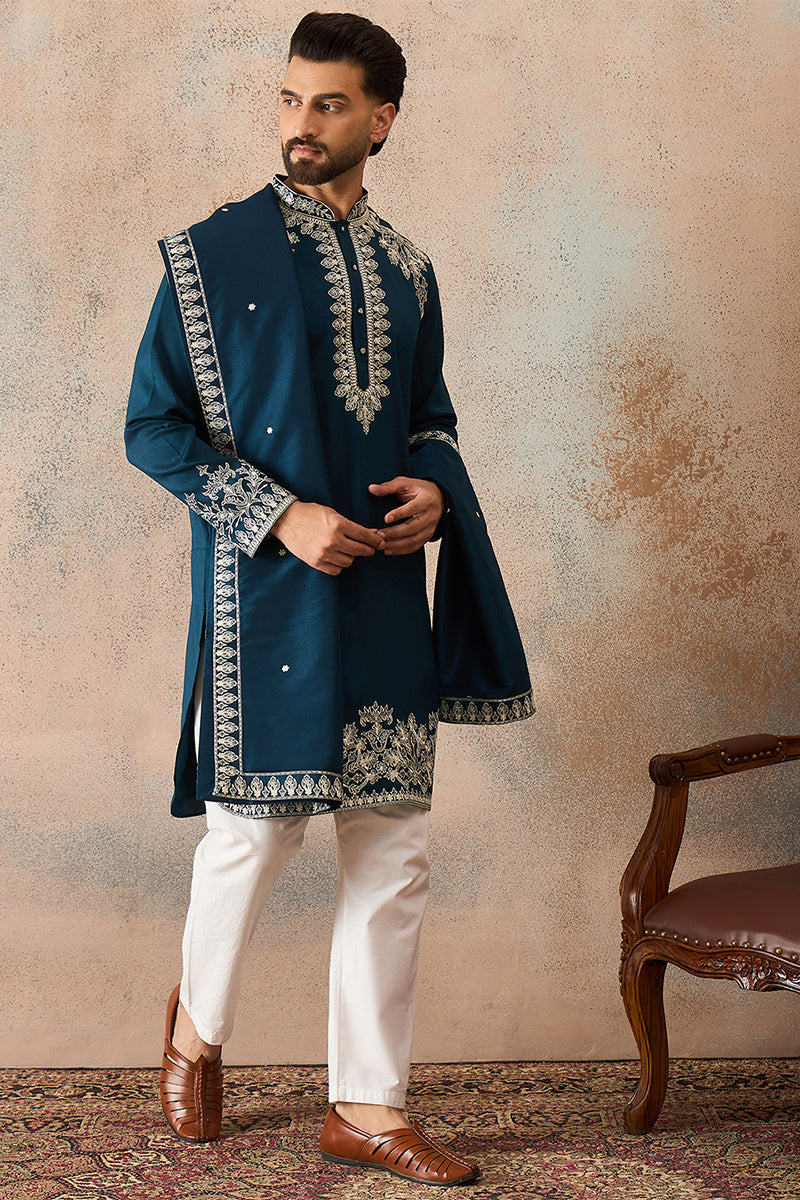 Silk Blend Kurta sets mkpd1011 | DesiQlo