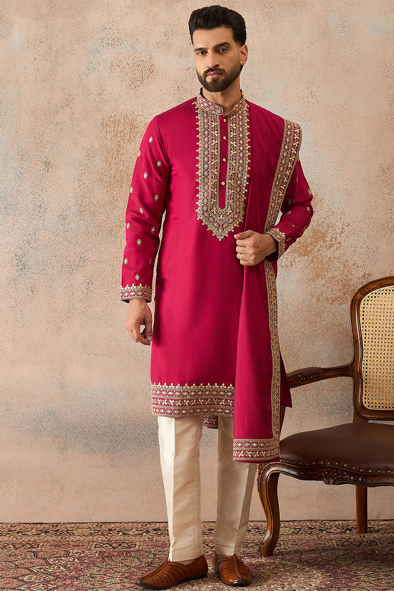 Silk Blend Kurtas mkud1030 | DesiQlo