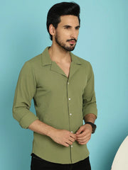 Lapel Collar Casual Shirt