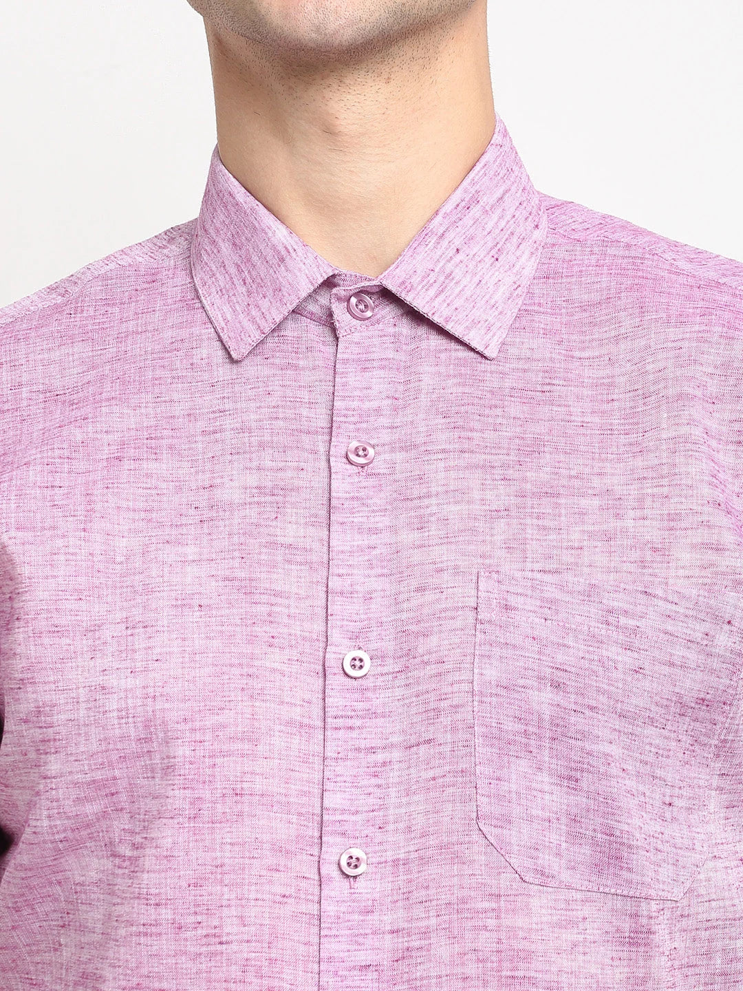 Purple Cotton Solid Shirts SF_783Purple | DesiQlo