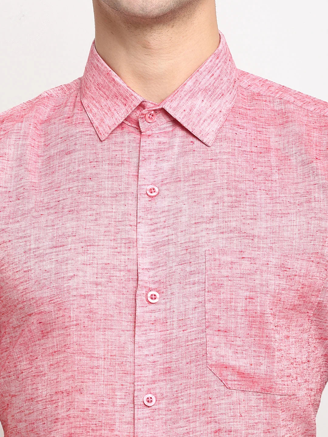 Red Cotton Solid Shirts SF_783Red | DesiQlo