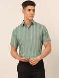 Men's Cool Cotton Striped Formal Shirts-SF-822