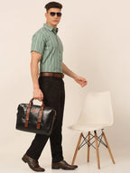 Men's Cool Cotton Striped Formal Shirts-SF-822