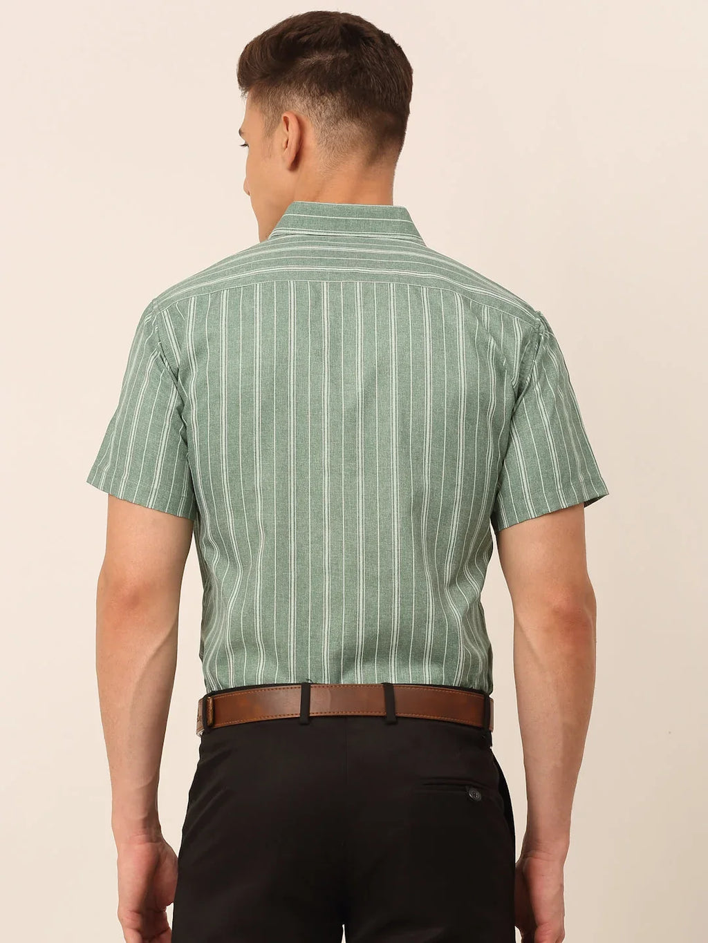 Men's Cool Cotton Striped Formal Shirts-SF-822