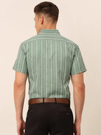 Men's Cool Cotton Striped Formal Shirts-SF-822