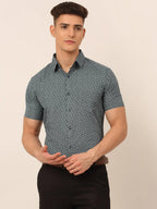 Indian Needle Men's Cotton Printed Best Shirts-SF-823