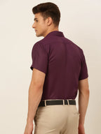 Indian Needle Men Cotton Solid Formal Shirt's-SF-833
