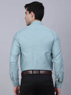 Indian Needle Men's Cotton Lycra Printed Formal Shirts-SF-843