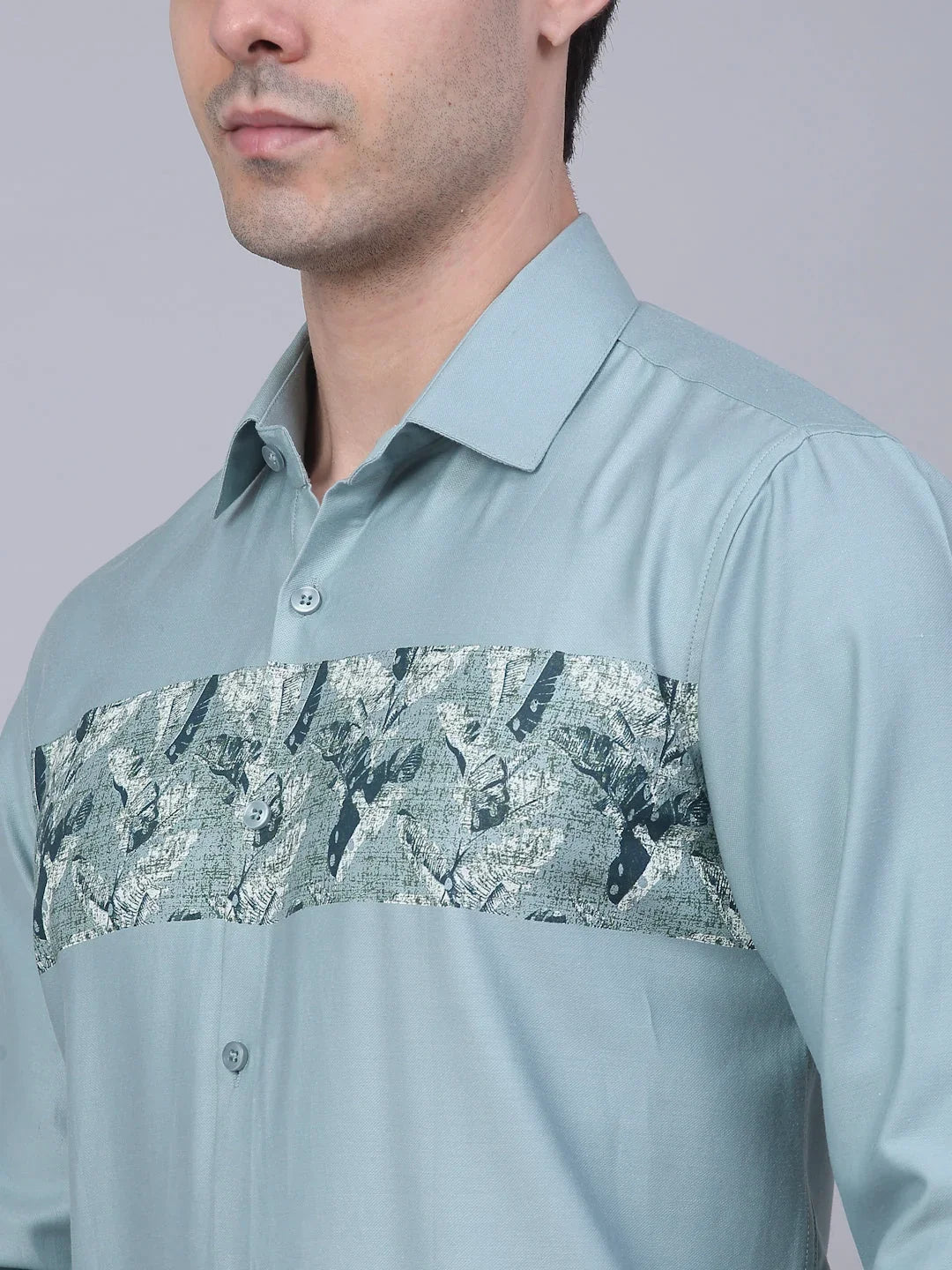 Green Cotton Solid Shirts SF_843Pista | DesiQlo