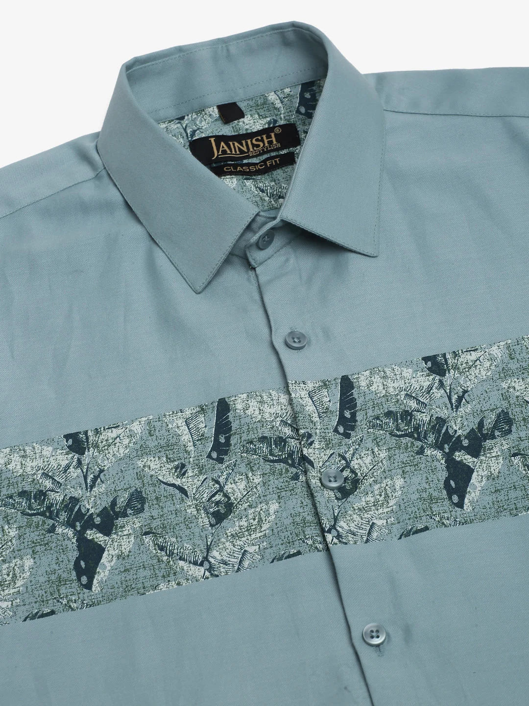 Green Cotton Solid Shirts SF_843Pista | DesiQlo