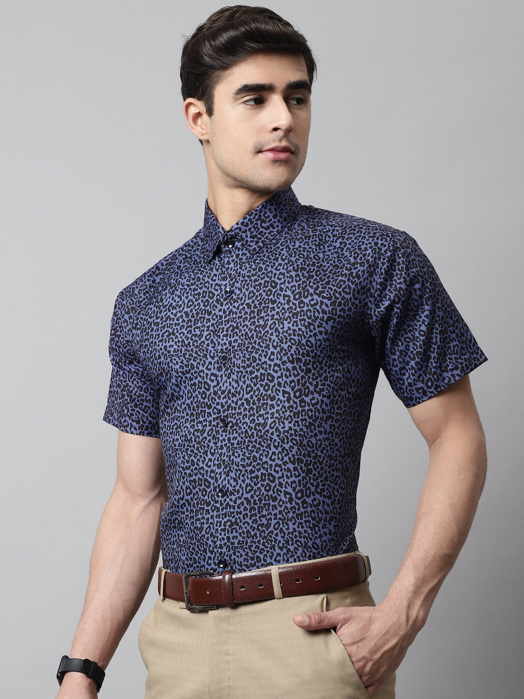 Navy-Blue Shirts for Men | DesiQlo India