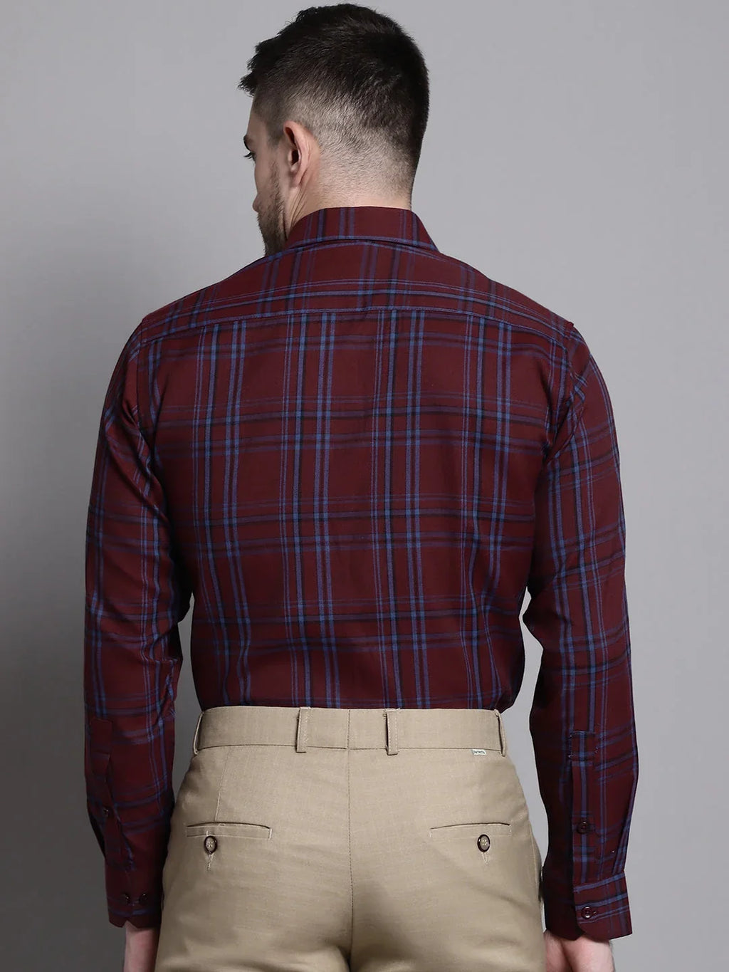 Men's Classic Checks Look Formal Shirt