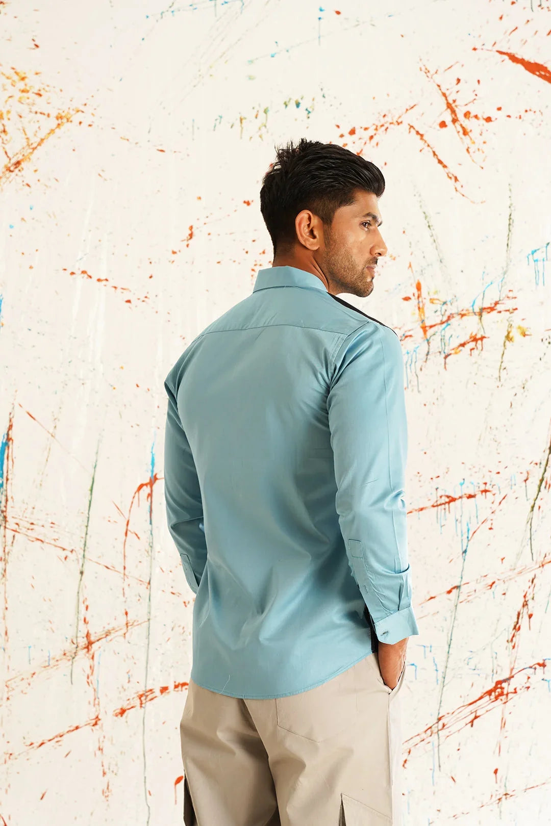 Premium Cotton Satin Casual Shirt-SF-920