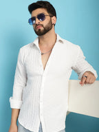 Woven Design Casual Shirt for Mens