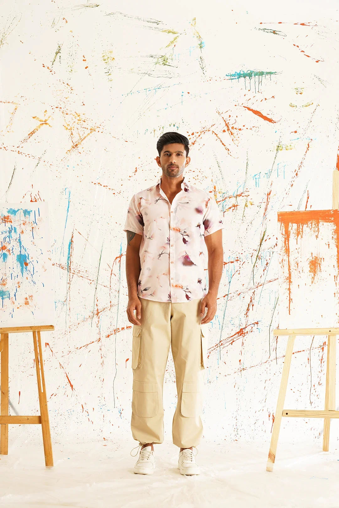 Orange Cotton Solid Shirts SF_934Orange | DesiQlo