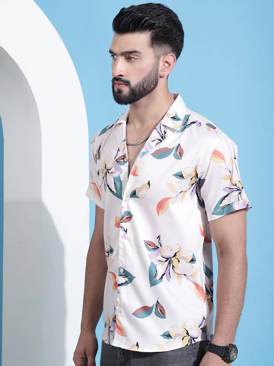 Orange Cotton Solid Shirts SF_940Orange | DesiQlo