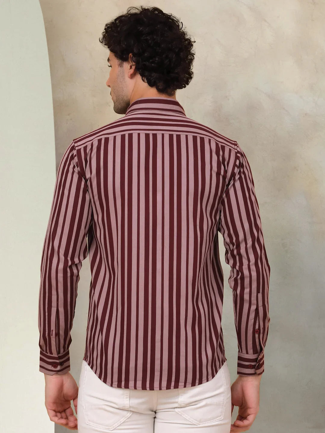 Maroon Cotton Solid Shirts SF_946Maroon | DesiQlo
