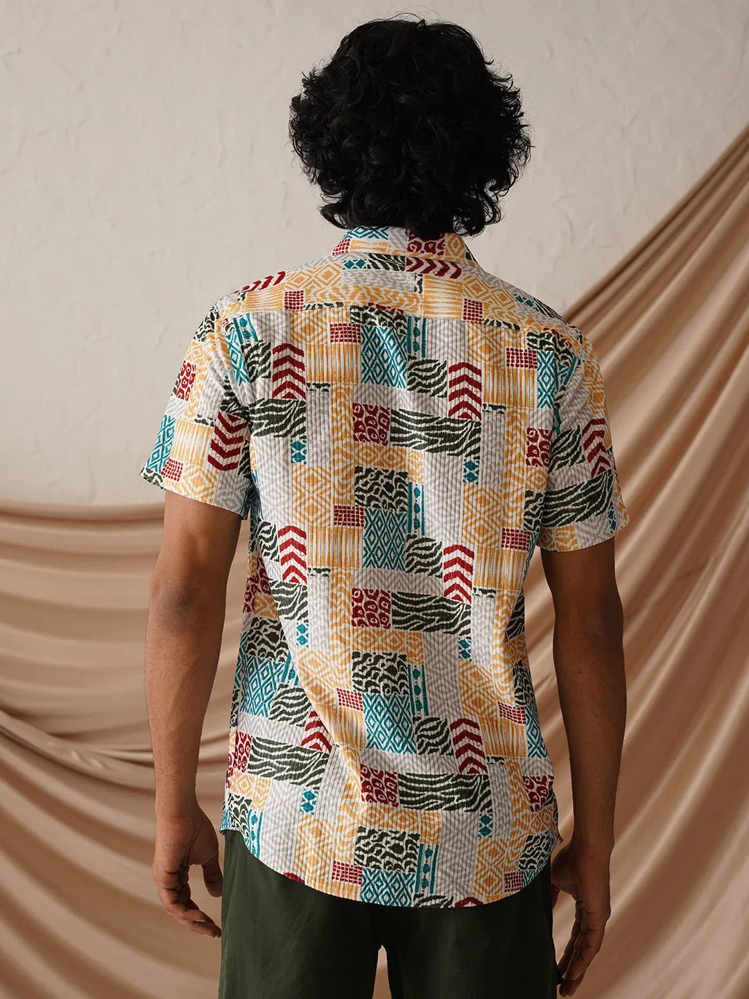 Multi Cotton Solid Shirts SF_971Multi | DesiQlo