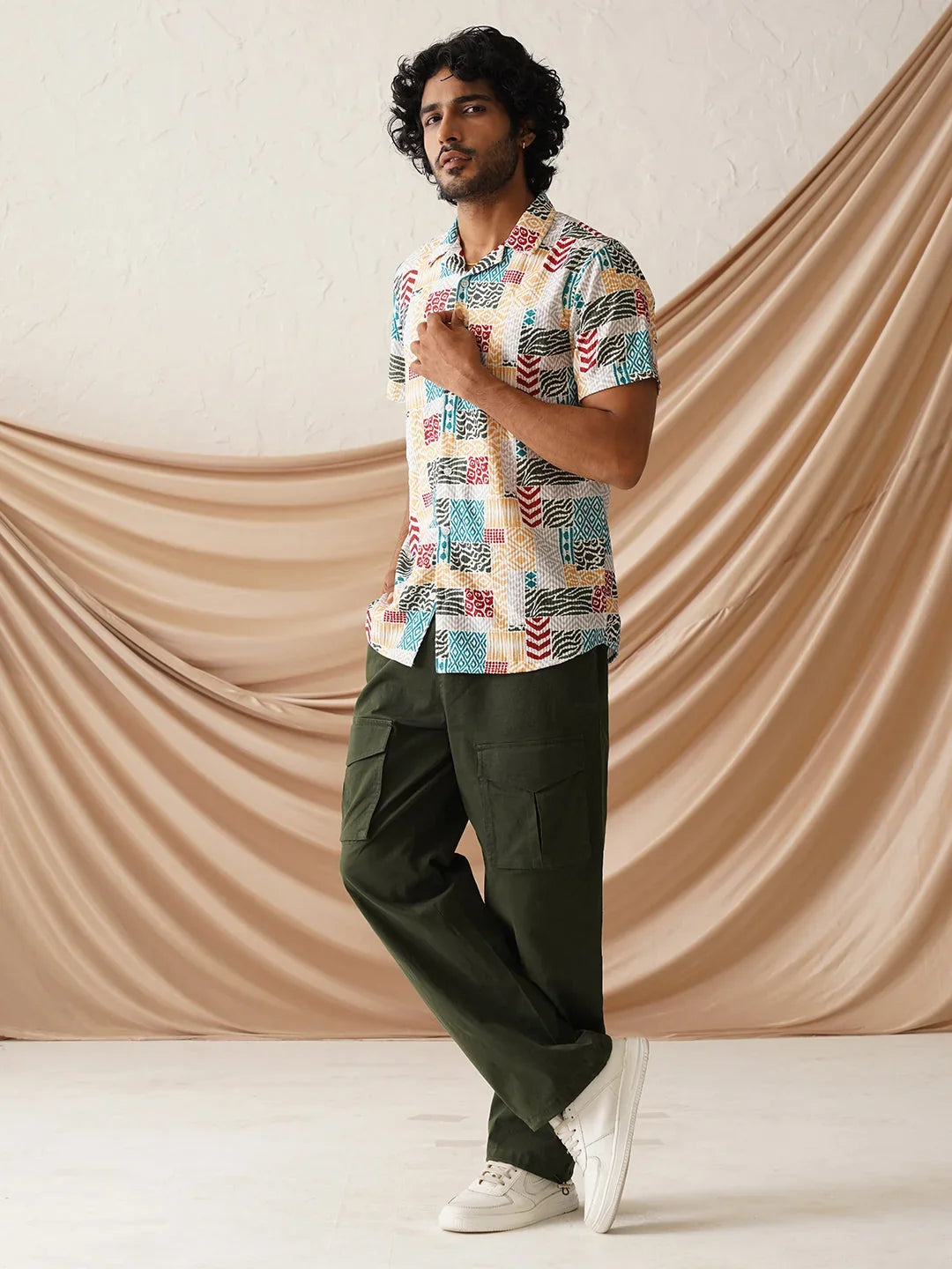 Multi Cotton Solid Shirts SF_971Multi | DesiQlo