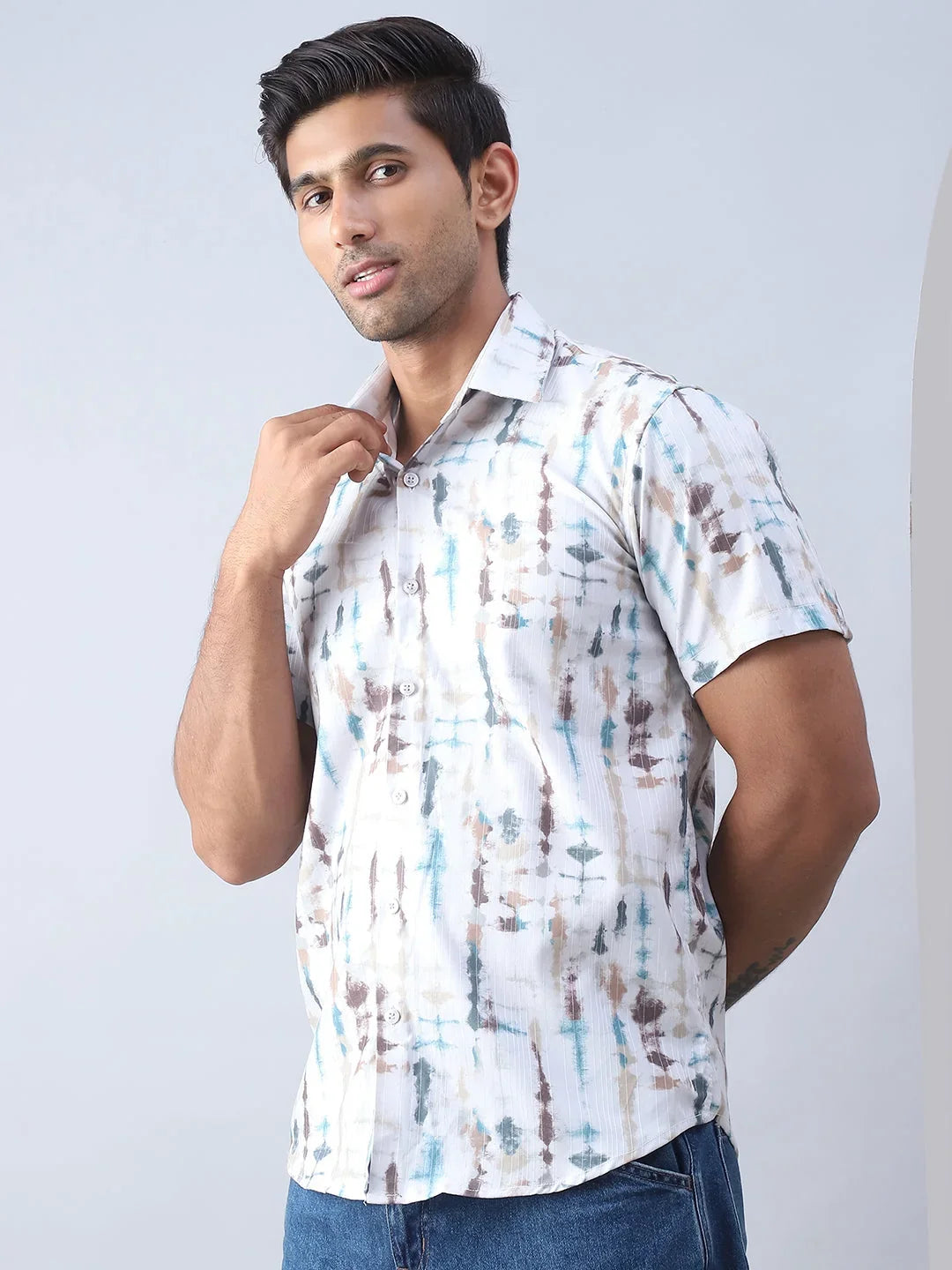 Multi Cotton Solid Shirts SF_973Multi | DesiQlo