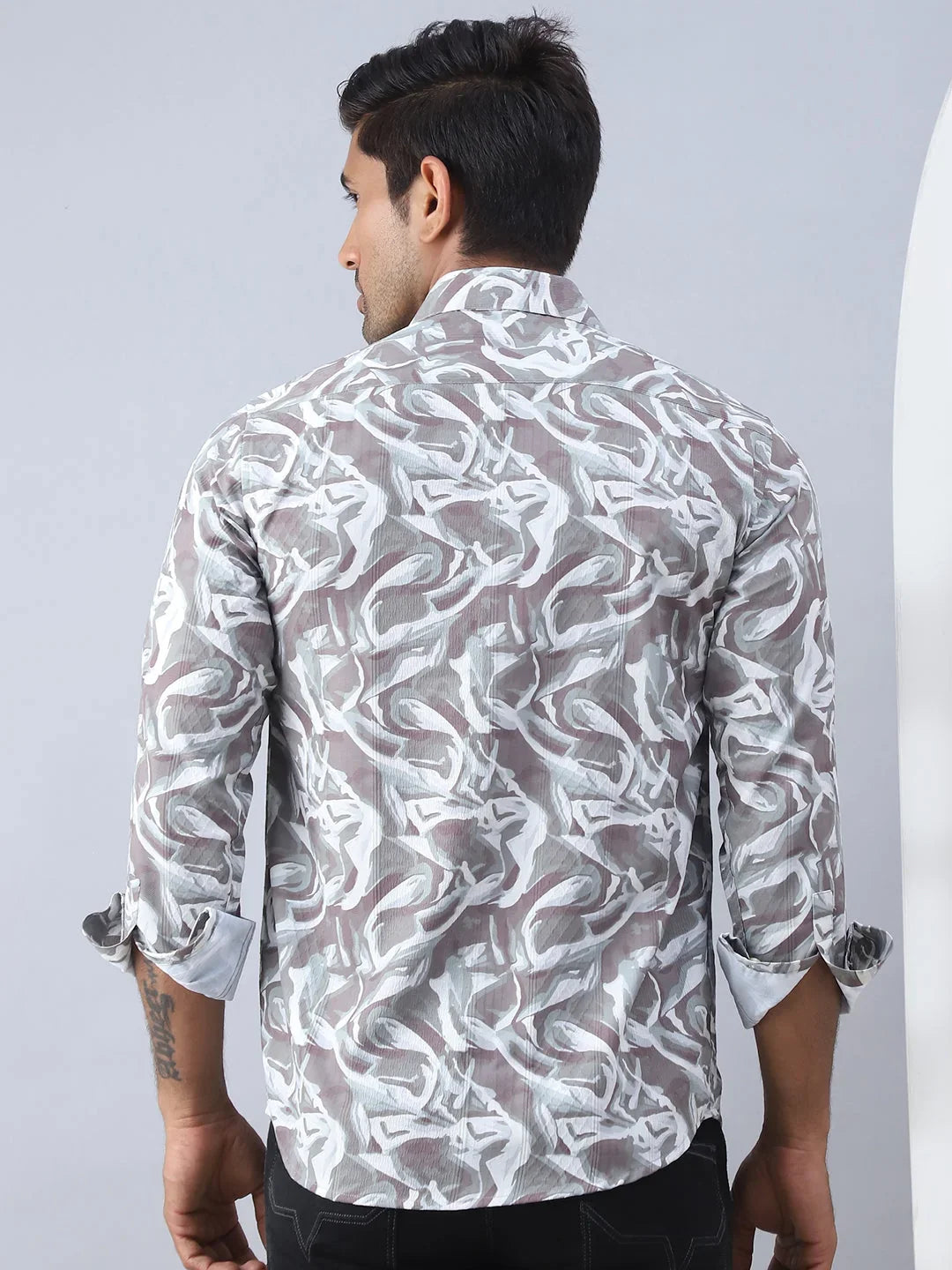 Brown Cotton Solid Shirts SF_979Brown | DesiQlo