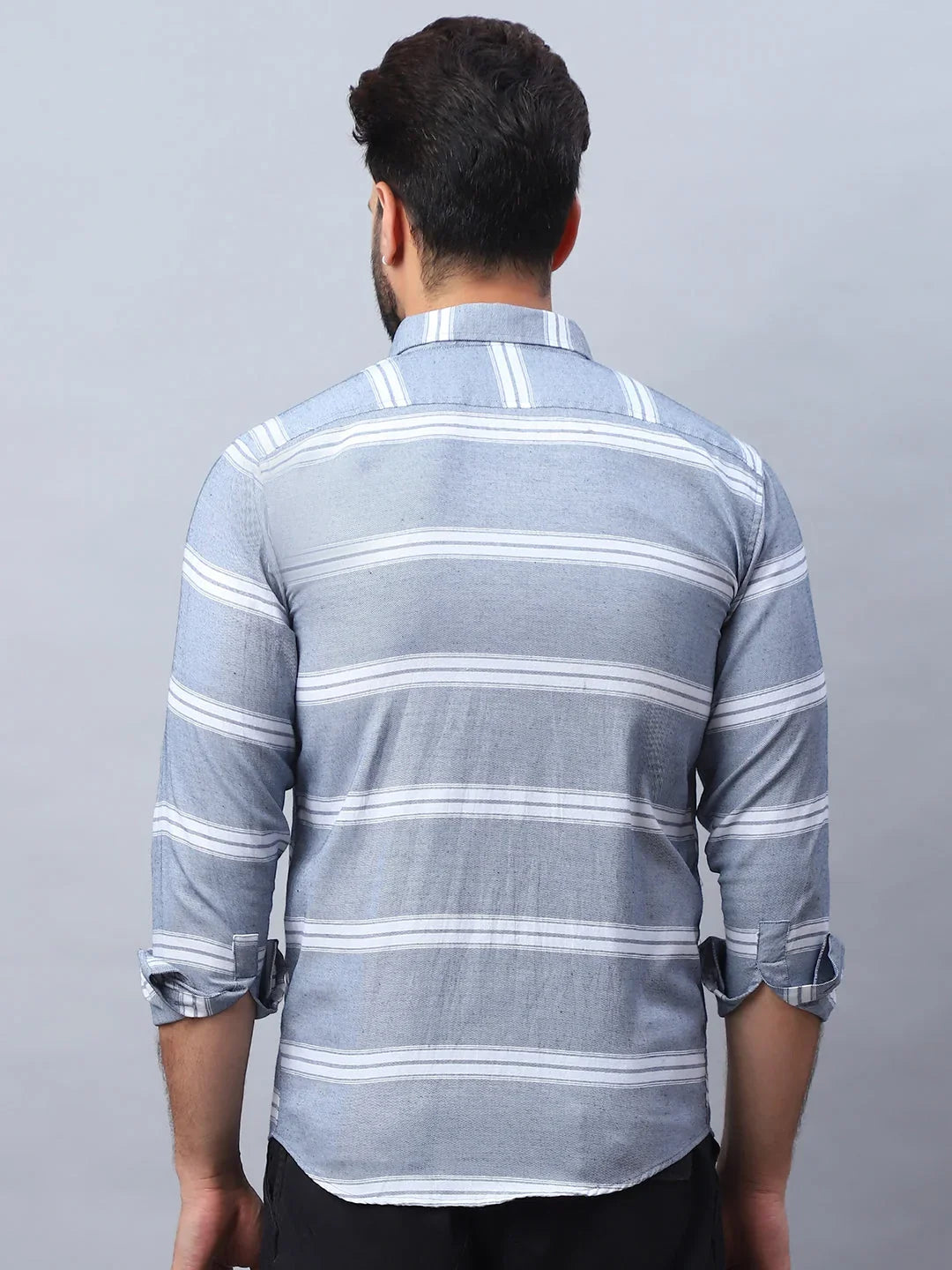 Grey Cotton Solid Shirts SF_985Grey | DesiQlo
